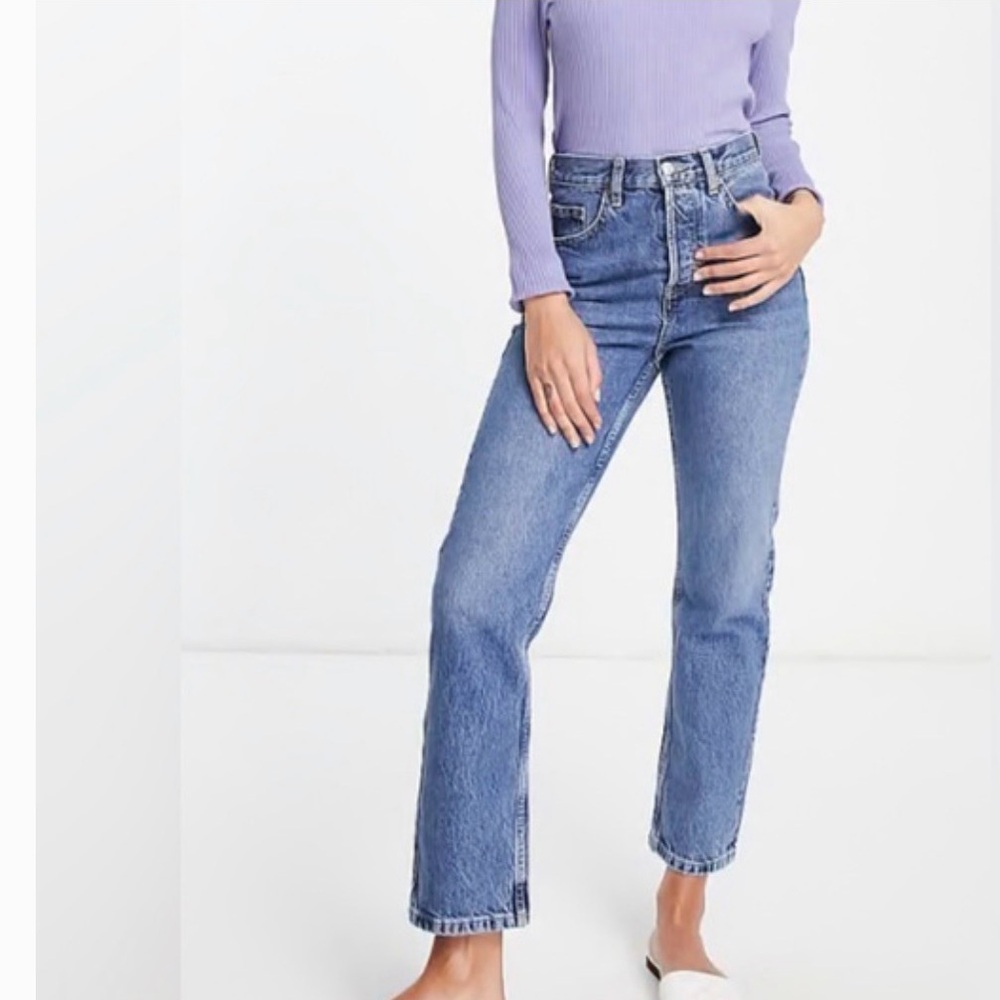 Top shop editor straight leg Jean. NWT